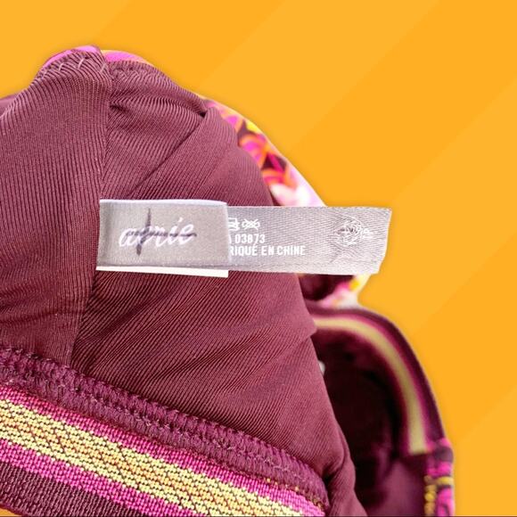 AERIE Bralette Swim Bikini Top Floral Scoop Neck 1970 Floral Style XXS NWOT - Picture 7 of 9